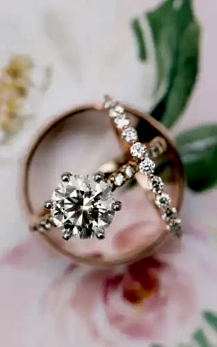 unique wedding bands sets laurenbakerphoto