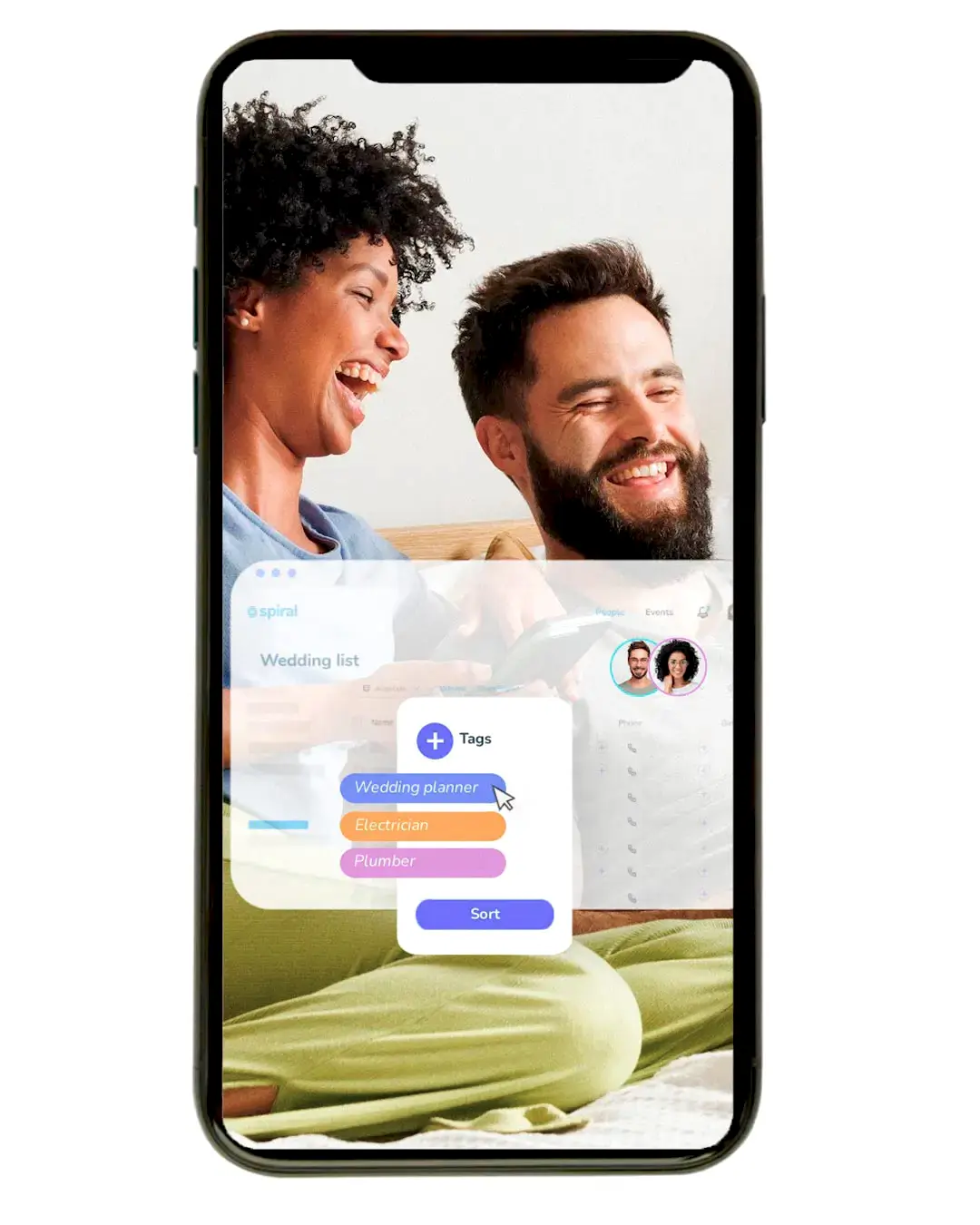 wedding planning apps spiral