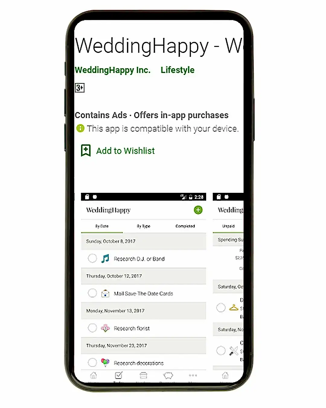 wedding planning apps weddinghappy app