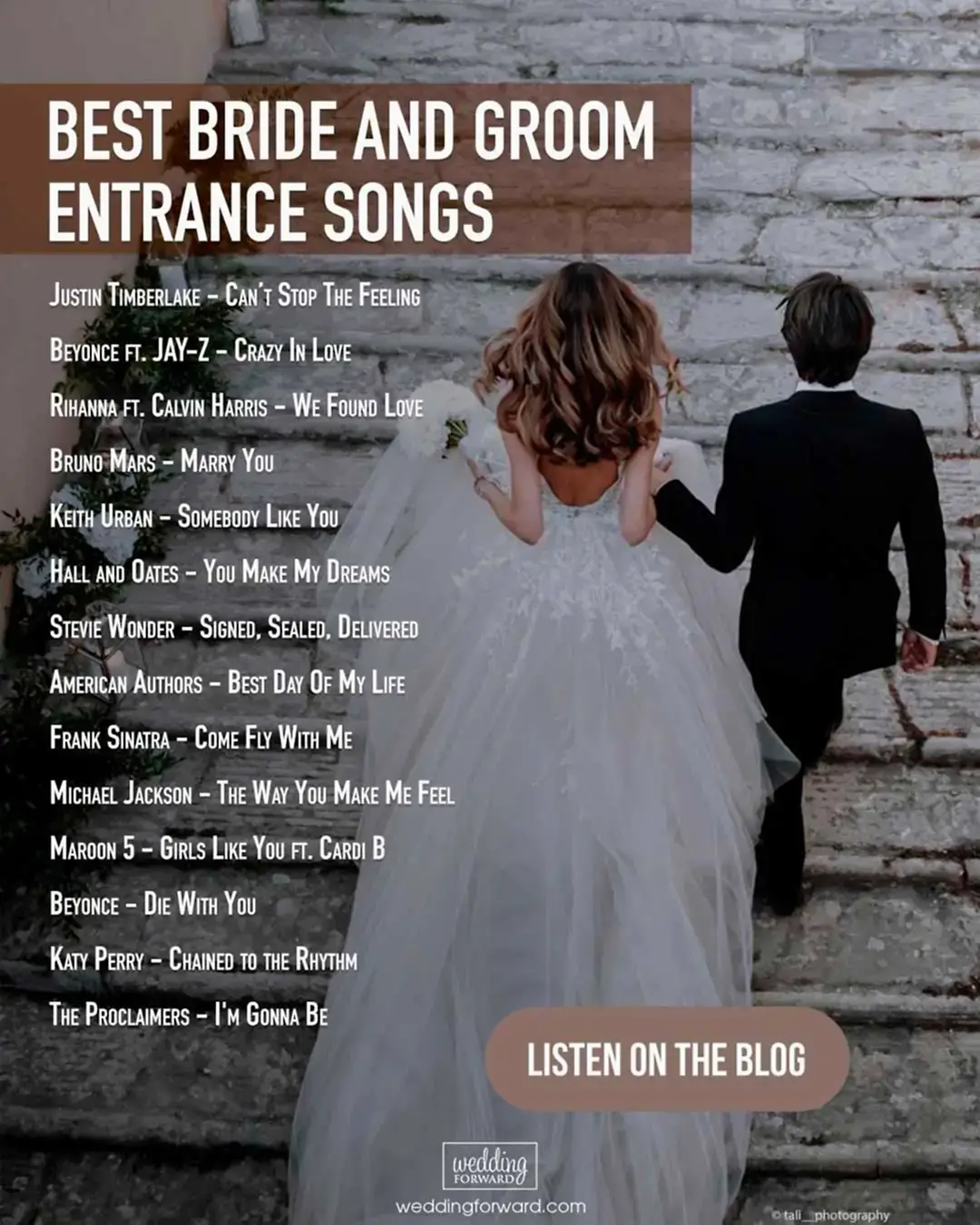wedding entrance songs bride groom playlist