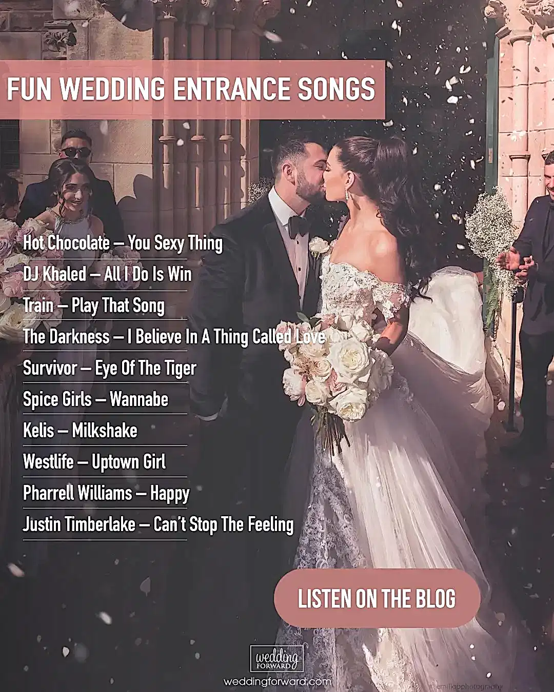 wedding entrance songs fun