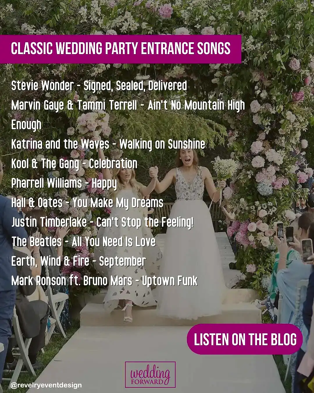 wedding entrance songs bride aisle revelryeventdesign