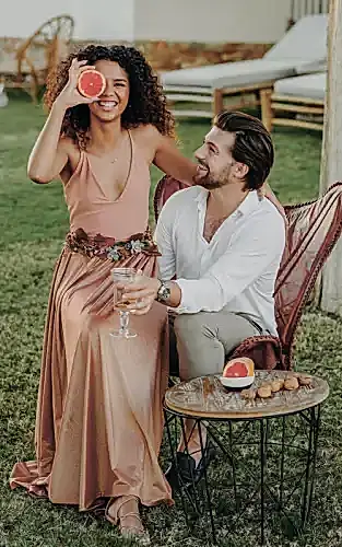 engagement gifts couple orange lounge zone